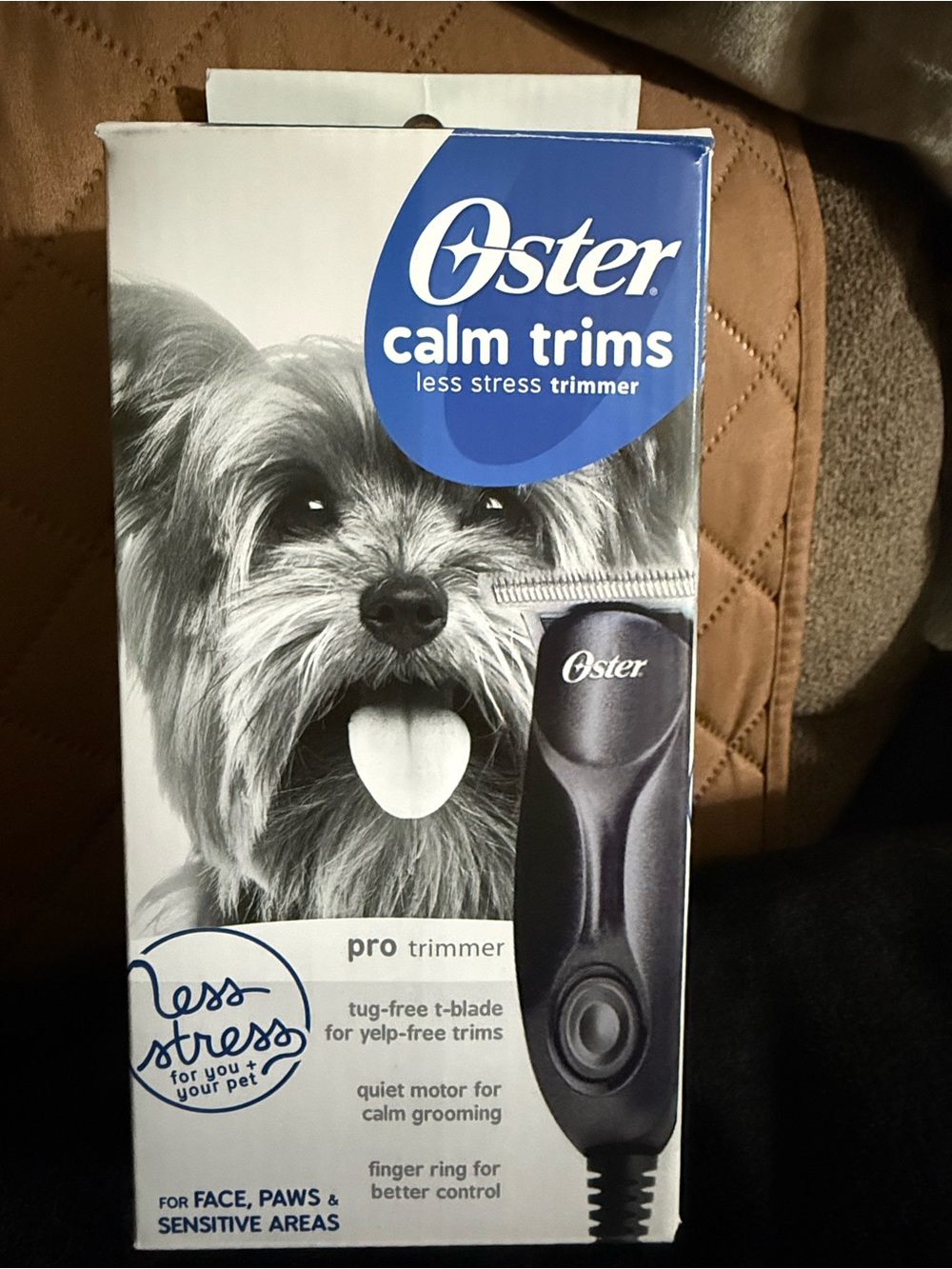 Oster Calm Trims Pro Trimmer - Blue and Black